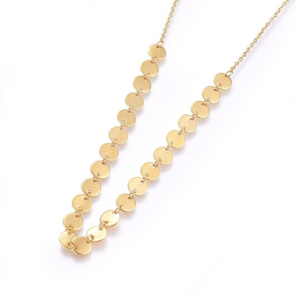 Disc Thick Necklace and Bracelet Set - Picture 6 of 8